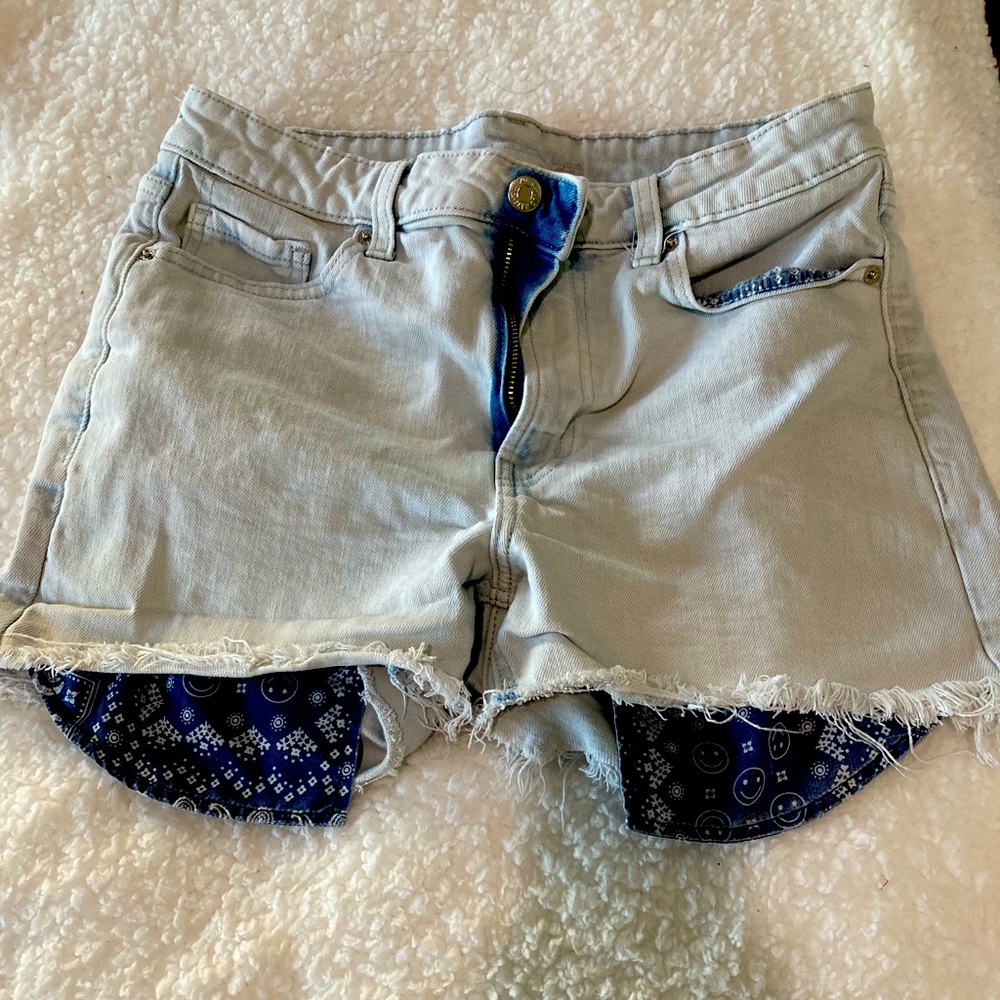 Old Navy Bandana Jean Shorts